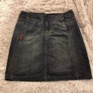 Seven for all mankind jean skirt